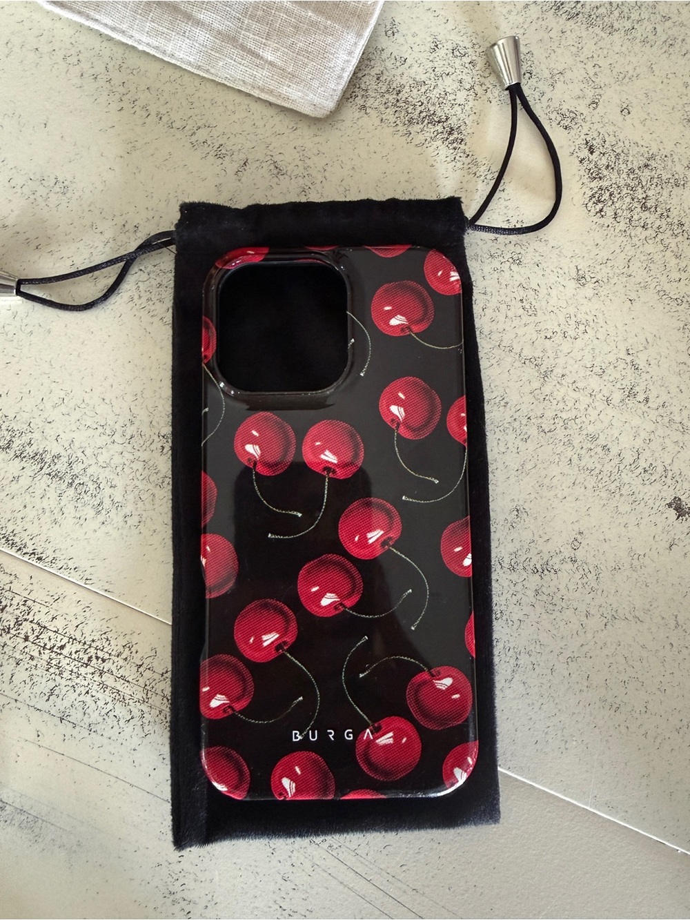 Red Cherry Phone Case iPhone 16 pro max - Burga